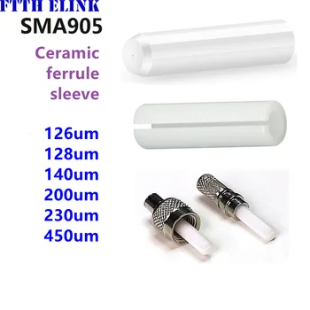 10шт SMA905 керамический наконечник 3,175 мм для волоконно-оптического разъема 126um 128um 140um 200um 230um 450um SMA втулка бесплатная доставка