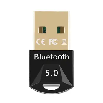 Беспроводной адаптер Feacin Bluetooth 5.0, передатчик /приемник с питанием от USB, 2-в-1, без драйверов для компьютера