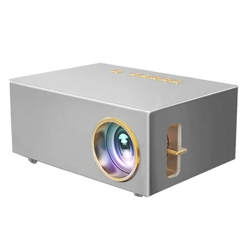 Светодиодный Проектор С Разрешением 800X480P, Поддержка Голосового Видеопроектора Full HD Для Домашнего Кинотеатра Pico Movie Projector-EU Plug