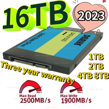 2023 НОВЫЙ 8 ТБ SSD 4 ТБ 120 ГБ 240 ГБ 480 ГБ 960 ГБ Внутренний твердотельный накопитель Sata3 2,5 128 ГБ 256 ГБ 500 ГБ 1 ТБ 2 ТБ SSD для Портативных ПК
