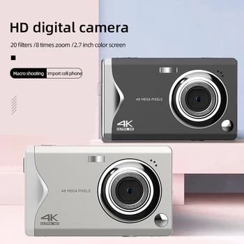 4K High-Definition, 16-кратный цифровой зум, 3-Дюймовый Широкоэкранный Автофокус, Дорожный Фоторегистратор, Легкая Бьюти-Цифровая студенческая камера
