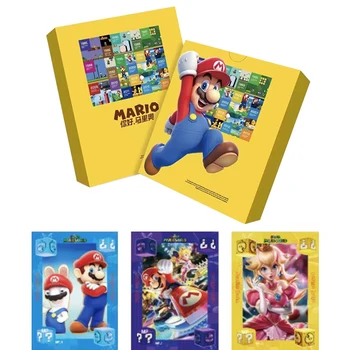 Карты Марио Классическая аркадная игра Super Mario Bros, сменные коллекционные карты, ограниченное количество флеш-карт, детские подарки, игрушки