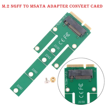Адаптеры M.2 NGFF для MSATA Преобразуют карту SSD в плату твердотельного накопителя B КЛЮЧЕВОЙ протокол M.2 NGFF для Msata