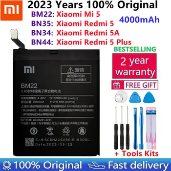 BM35 BM36 BM22 BM45 BM46 Аккумулятор Для Xiaomi Mi 5 5S 4C Redmi Note 2 3 Сменный Телефон Bateria Высокой Емкости + Бесплатные инструменты