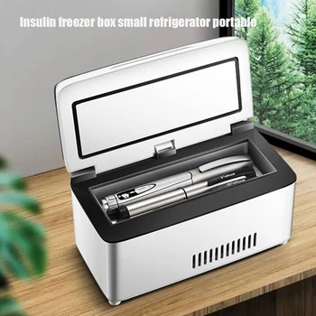 2023 Новый Интеллектуальный Холодильник с сенсорным экраном, Инсулиновый Мини-Холодильник, Портативный Зарядный ящик для хранения