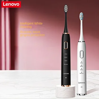 Электрическая зубная щетка Lenovo B002, Перезаряжаемая, Умный Дом, Звуковая Вибрация, Глубокая очистка, Полностью автоматическая Зубная щетка с мягкими волосами