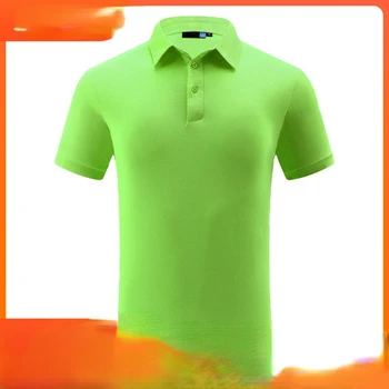 Новая летняя мужская футболка для гольфа, быстросохнущая дышащая рубашка поло с коротким рукавом