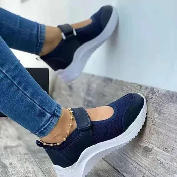 2022 Женские кроссовки на платформе со шнуровкой, спортивная обувь для женщин, дышащие женские кроссовки с леопардовым принтом, женская вулканизированная обувь