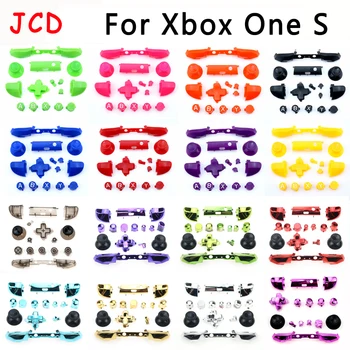 Для Xbox One Dpad ABXY Триггерные ручки, запчасти для контроллера Xbox One S, полные комплекты хромированных кнопок