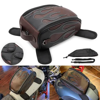 Мотоциклетная сумка, Водонепроницаемая мотоциклетная сумка в стиле ретро, Мотоциклетный рюкзак, многофункциональная сумка для багажа