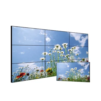 EKAA 55-дюймовый HD-телевизор с большим уличным светодиодным/ЖК-экраном, настенный экран для магазина, TFT-lcd дисплей, ЖК-соединительный экран
