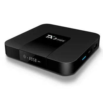 TX3 MINI 4K HDTV Box для Android 8.1 1G/8G 2GB/16GB EMMC Amlogic 5G Wifi Четырехъядерный ТВ-бокс Со светодиодным дисплеем Smart Set Top Box