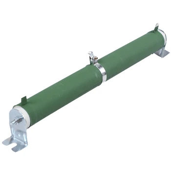 Керамическая трубка мощностью 4X200 Вт, 100 Ом, регулируемый реостатный резистор зеленого цвета