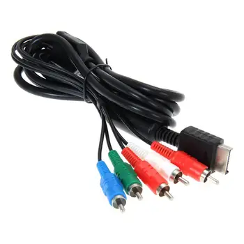 Универсальный 1,8 м/6 футов HDTV AV аудио- и видеокомпонентный кабель для Sony для PS2 и PS3 Видео аудио кабель