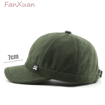 Новая модная мужская бейсболка, Дизайнерская кепка с короткими полями, Однотонные Винтажные Кепки, мужские шляпы Snapback