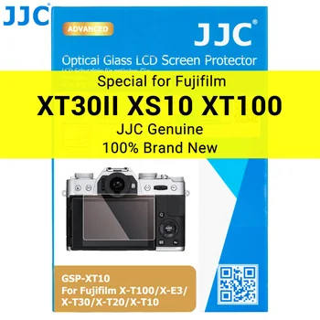 Защитная пленка JJC из закаленного стекла для ЖК-экрана Камеры Fujifilm X-T30II X-S10 X-T30 X-T10 X-T20 X-E3 с защитой от царапин