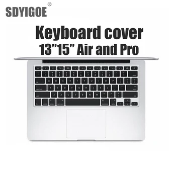 Кожа крышки клавиатуры Силиконовая Защитная пленка для MacBook Pro 13 15 17 для MacBook Air Retina A1466A1502A1398A1286 Чехлы для ноутбуков