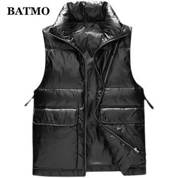BATMO 2021, новое поступление, зимние куртки на 90% белом утином пуху для мужчин, мужской водонепроницаемый теплый жилет, 801