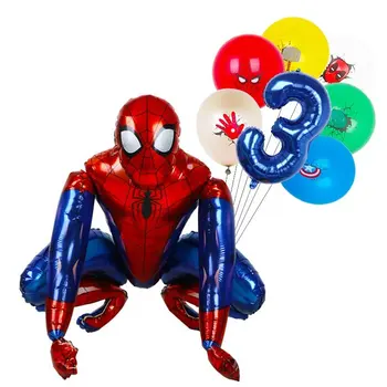 1 комплект Алюминиевых Воздушных Шаров Disney 3D Человек-паук 32 