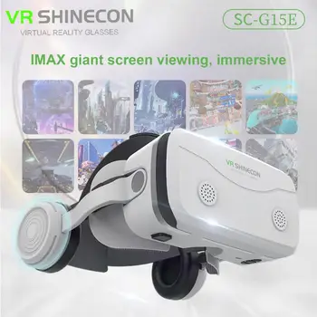 Очки виртуальной реальности, практичный угол обзора 100 градусов, эргономичный дизайн, VR 3D Фильмы, видеоигры, гарнитура, аксессуары для телефонов