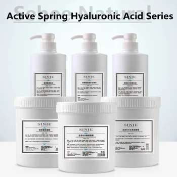 Серия Active Spring Hyaluronic Acid, Большая бутылка средств по уходу за кожей лица объемом 1 л, 9 шт., набор для салона красоты