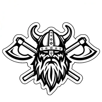 Аксессуары для автомобильных наклеек Bearded Warrior Viking, Изготовленные на заказ Автомобили, Мотоциклы, Внешние аксессуары, Виниловые наклейки