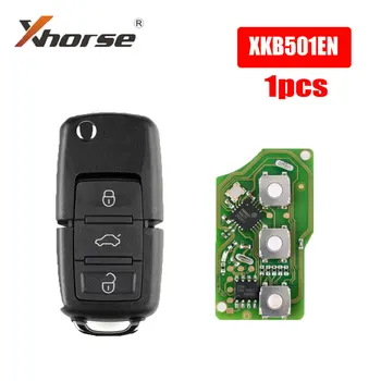 1ШТ Xhose XKB501EN Проводной Универсальный Дистанционный ключ для Volkswagen B5 Тип 3 Кнопки для VVDI Key Tool Английская Версия Автомобильного дистанционного ключа