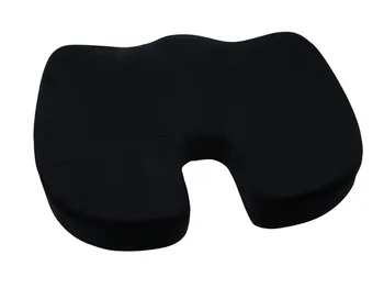 Ортопедическая подушка для сиденья с черным копчиком, Поясничная поддержка, Комфортная офисная подушка из пеноматериала