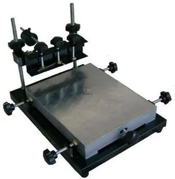 Ручной трафаретный принтер, машина для трафаретной печати футболок среднего размера 440x320 мм