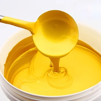 Золотая краска Краска для сусального золота Принадлежности для рисования водой Обработка стен Обустройство дома
