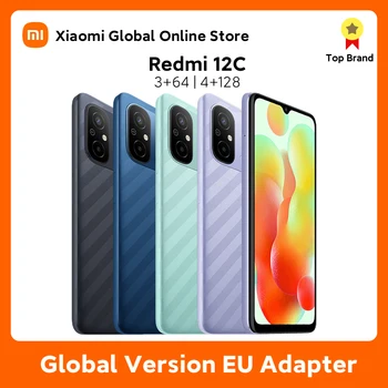 Глобальная версия Xiaomi Redmi 12C 50MP AI Камера MTK Helio G85 6,71 Дюймовый дисплей Батарея 5000 мАч