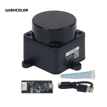 Wishcolor 12M/39,4FT LIDAR Kit LDROBOT Лидарный датчик ROS Лазерный дальномер для навигации при обходе препятствий