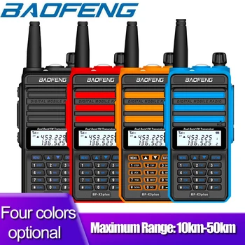 BaoFeng 10 Вт 4500 мАч Портативная рация X3 Plus Трехдиапазонная Ham CB Радио IP68 Водонепроницаемый Высокомощный Приемопередатчик Дальнего действия VHF UHF 128CH