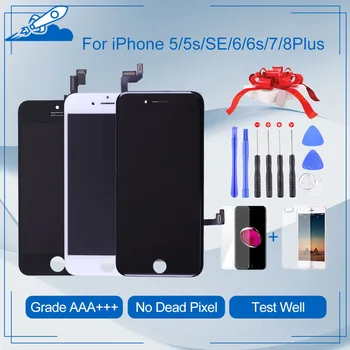 Класс Elekworld для iPhone 6 6S 7 8 Plus ЖК сенсорный дигитайзер Замена экрана в сборе для экранов iphone 5S
