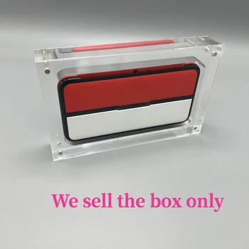 10 шт. Прозрачная магнитная акриловая коробка для хранения для новой игровой консоли 2DS LL, чехол, коробка, подставка для дисплея, игровые аксессуары