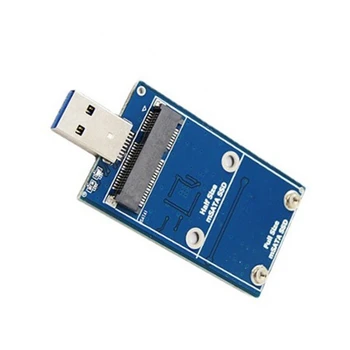 Чехол Для жесткого диска MSATA-USB 3.0 USB-адаптер MSATA Внешний твердотельный дисковый адаптер Поддерживает 30X30 50X30 SSD MSATA