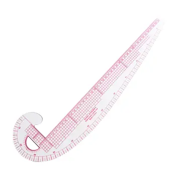 Многофункциональная Пластиковая 6501 Линейка для Шитья по французской кривой, Измерительная линейка для пошива Одежды, инструменты для изгиба линейки на 360 градусов