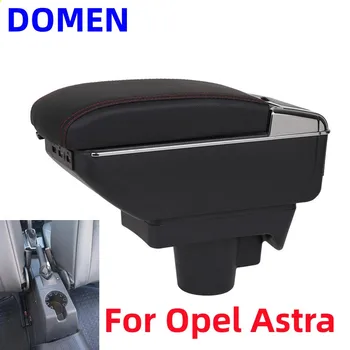 Для коробки подлокотников Opel Astra Opel Astra H Двухслойная коробка для хранения центрального подлокотника Автомобиля USB-зарядка подстаканник пепельница аксессуары