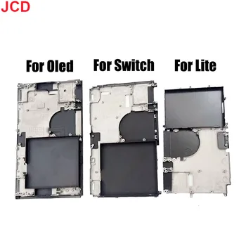 JCD 1 шт. Оригинальная новинка Для игровой консоли Switch Oled NS Lite, передняя рамка, средняя металлическая крышка, запасная часть