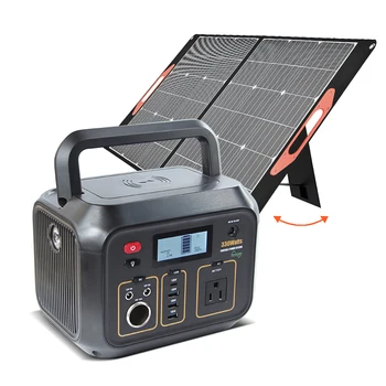 Портативный генератор солнечной энергии 318Wh Powerstation 330W Battery Generator с солнечной панелью для кемпинга